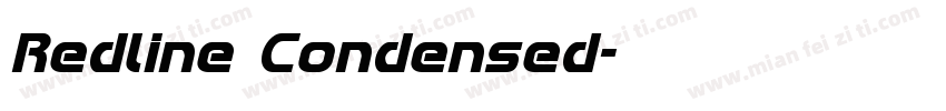 Redline Condensed字体转换